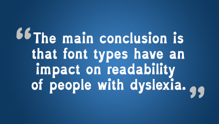 Dyslexics Can Improve Readability